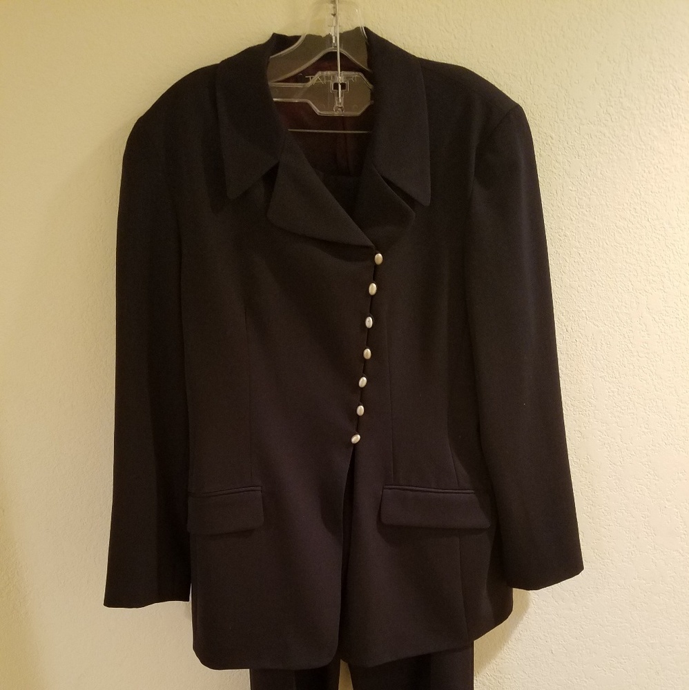 Pants suit.